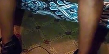 upskirt after street party