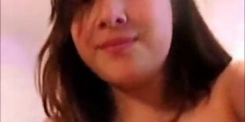 Cute chubby teen strip teases on live webcam