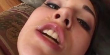 Multiple internal cumshots in gaped fuck holes for kinky slut 