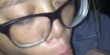 Gags and Throws Up On My Dick! She won&rsquo;t stop until I load it all in her mouth! 