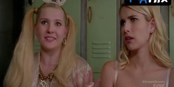 Emma Roberts Sexy Scene  in Scream Queens