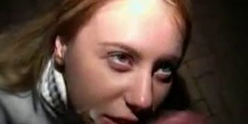 UK Hunnie Likes Suckin Cock and Takin Facials Outdoors !