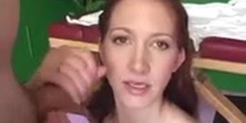 Hot! Redhead Teen Cadence Calibur Sloppy Edging Handjob Blowjob Oral Creampie