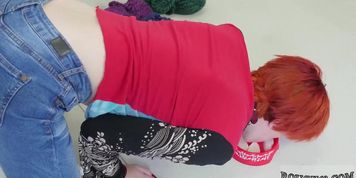 Cum on pussy and ass compilation sleeping dad teen She licks the jizz out of the doctor s