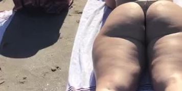 Beach sunbathing