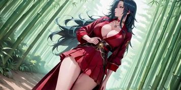 Secrets Beneath the High-Slit Kimono