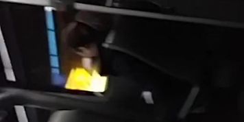 Oriental girl does a 'double-take'
