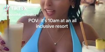 Anoushka Chadha Breasts Scene  in Anoushka Chadha Sexy In Instagram / Tiktok