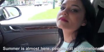 Stranded russian amateur assfucked pov style
