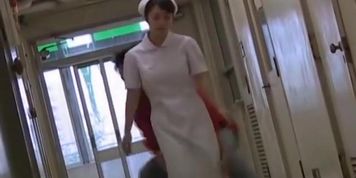 Young Japanese nurse tried to resist against sharking