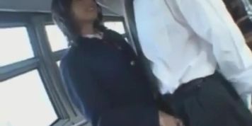 LEXI BELLE SWALLOWS HUGE JAPANESE LOAD ON BUS IN JAPAN