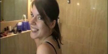 Little slut fucked on vacation