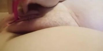 Pregnant wife toys pussy