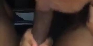 Swallowing bbc down her throat 
