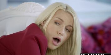 BLACKED Business Blonde Anikka Albrite Ass Fucked By a BBC (Annika Albrite, Sunny Leone)