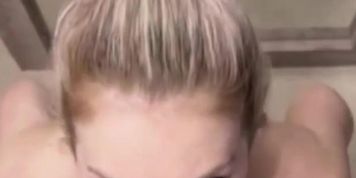 Cumshot on German Slut Face