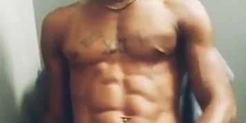 Post gym bbc jerk off to cumshot Khamillion Stylez