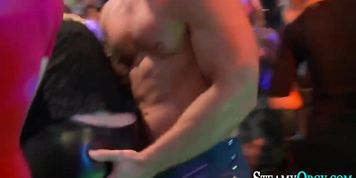 Cute ass cfnm teen blows