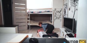 TUTOR4K. Teacher needs no problems and agrees to sex with student