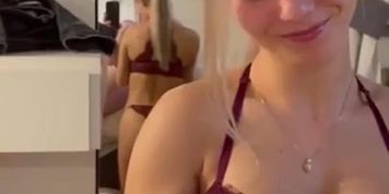 blowjob in mirror