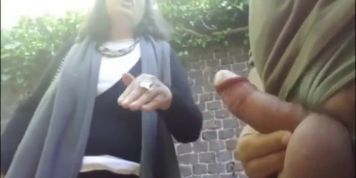 a Flashing and Cum