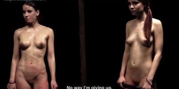 2 girls whipping each other