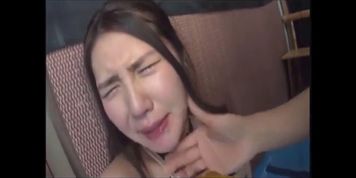 hardcore deepthroating Asian whores with long dildo