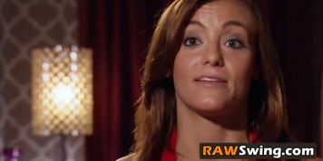 Amateur swingers enter the Red Room dressed up with sexy lingerie New episodes of open swing house