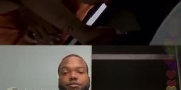 Horny lightskin slut fucks on IG live
