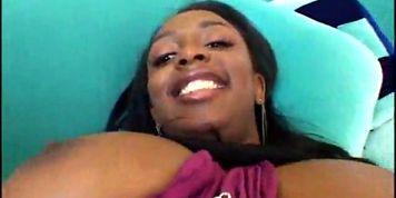 Hot Big breasted black chick bangs white boy with big dick 