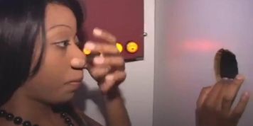 G-L-O-R-Y ebony cum slut kim