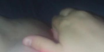 Touching myself through underwear