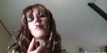 Hot busty stepmom smoking handjob