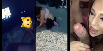 Submissive young whores gone wild during party