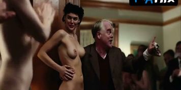 Larain Ring Breasts,  Bush Scene  in The Master