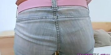 Fat ass german ho sprayed