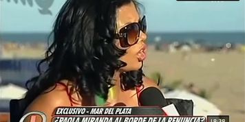 Paola Miranda Breasts Scene  in Intrusos En El Espectaculo