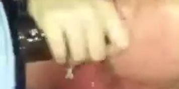 HomeMade POV of Curvy Latina with Tattoos Uses Both Hands to Sloppily suck off BBC