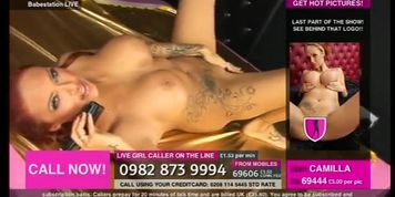 CJ red nude tease (Camilla Jayne)