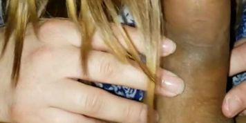 Sexy Blonde's BJ was 2 Support BLM!!!