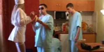 Horny medical college students are parting in a dorm