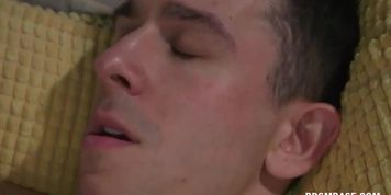 Wife Dominates a Guy in Bondage