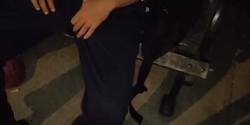 Getting caught in public with some random tinder hoe