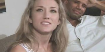 THEATER SLUTS - Country Blonde Chick Banged by Black Cocks