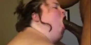 ssbbw deepthroat interracial facial