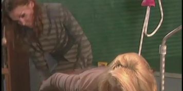 Dru Berrymore loves playing with enema