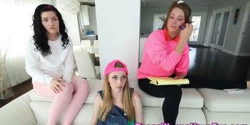 Real group teens suck and ride dick