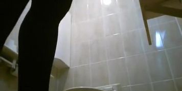 Japanese women caught in public toilet peeing