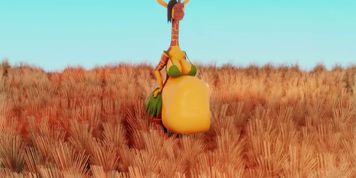 Tourist snack - f giraffe vore / digest f human