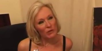 Casting French Blonde Mature Housewife